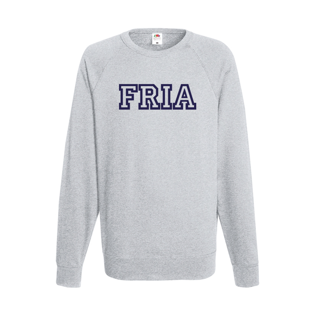 Lightweight Raglan Sweatshirt Heather Grey